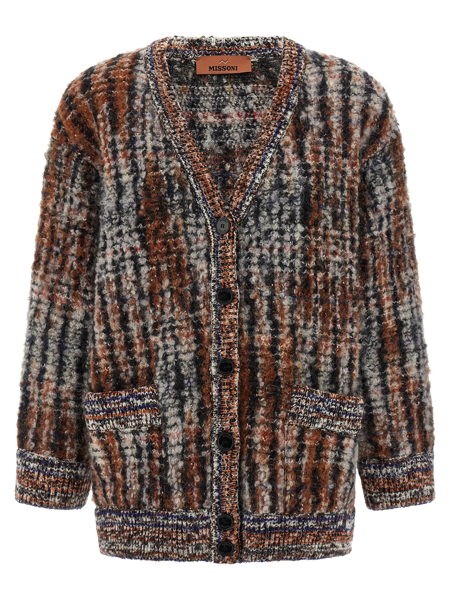 Multicolor Wool Cardigan