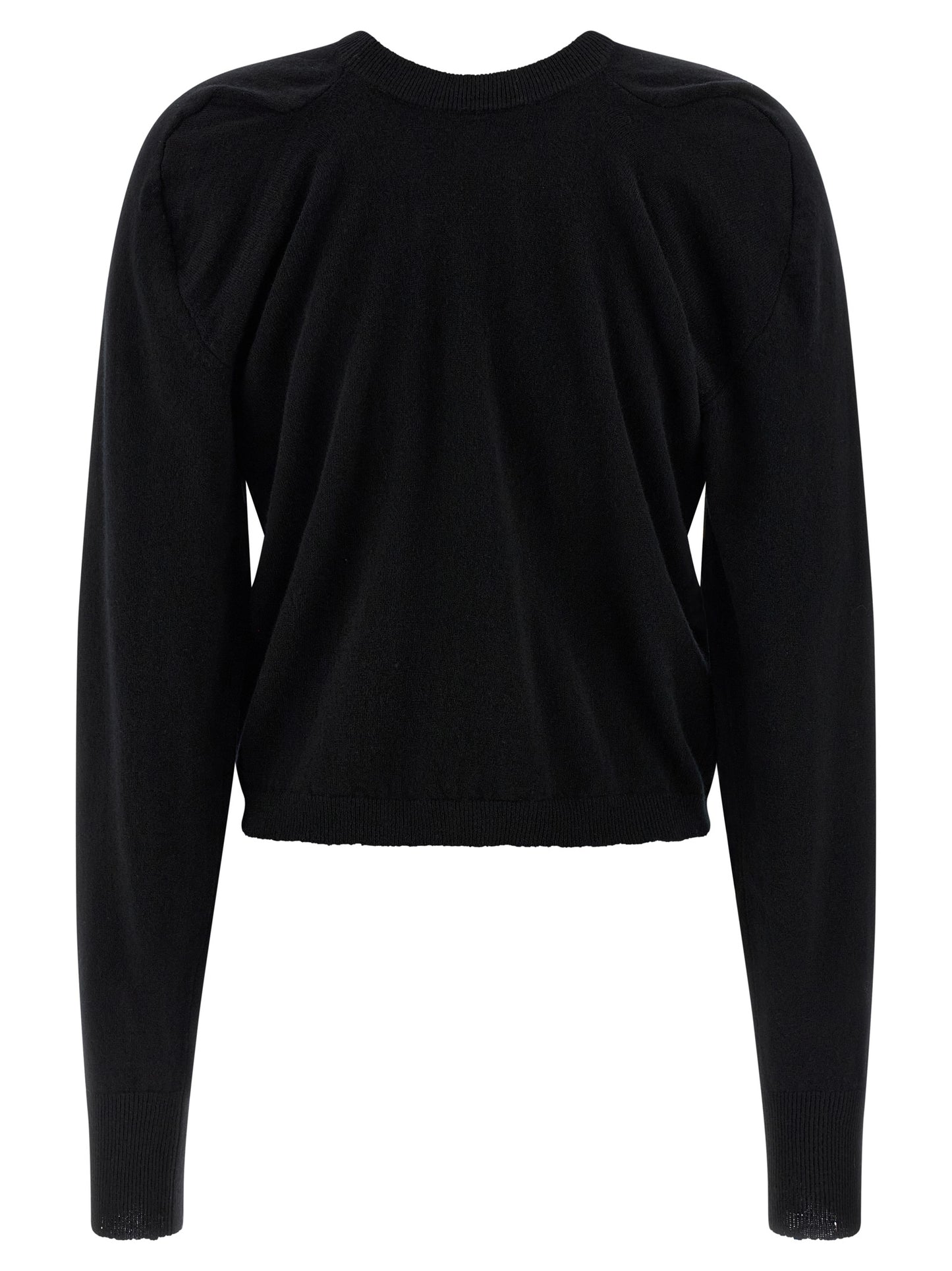 Black Virgin Wool Cardigan