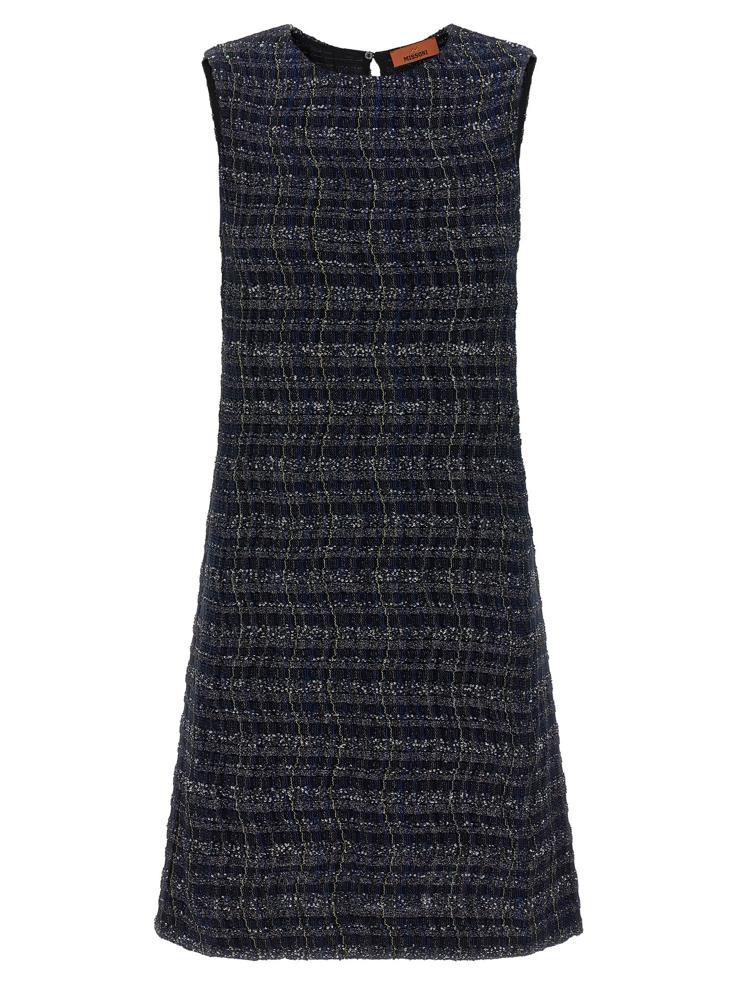 Multicolor Viscose Short Dress
