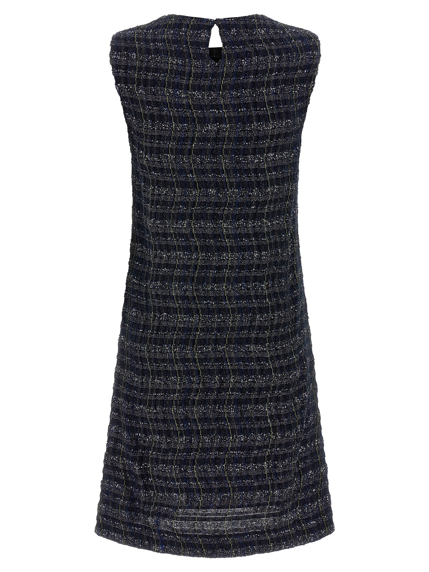 Multicolor Viscose Short Dress