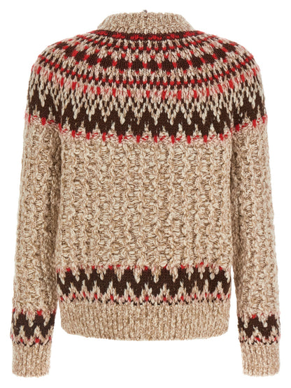 Multicolor Wool Cardigan
