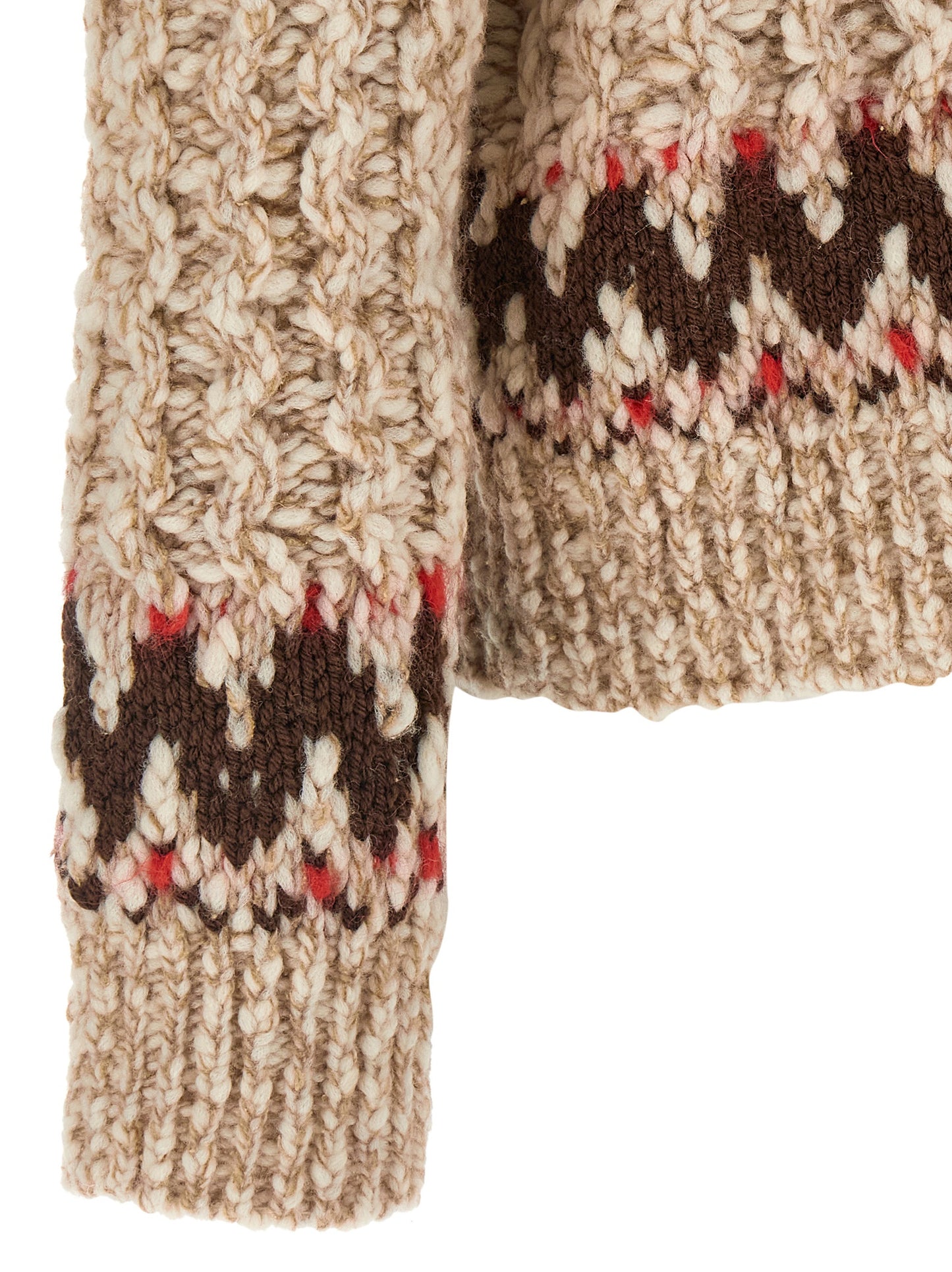 Multicolor Wool Cardigan