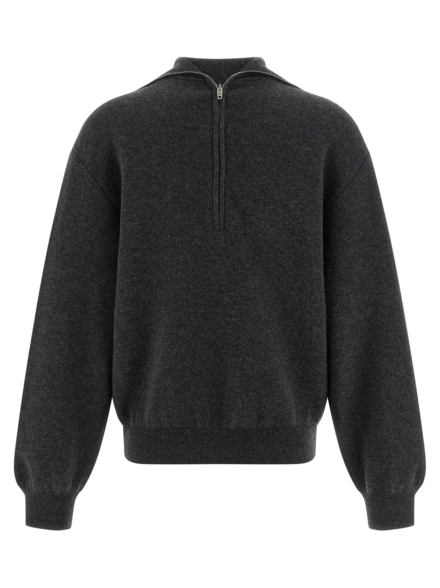 Gray Wool Cardigan