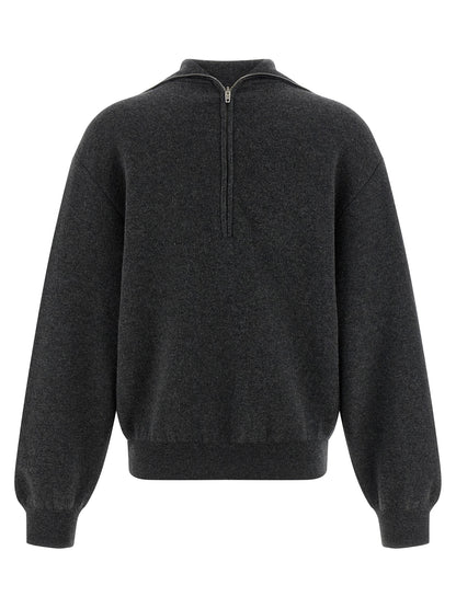 Gray Wool Cardigan
