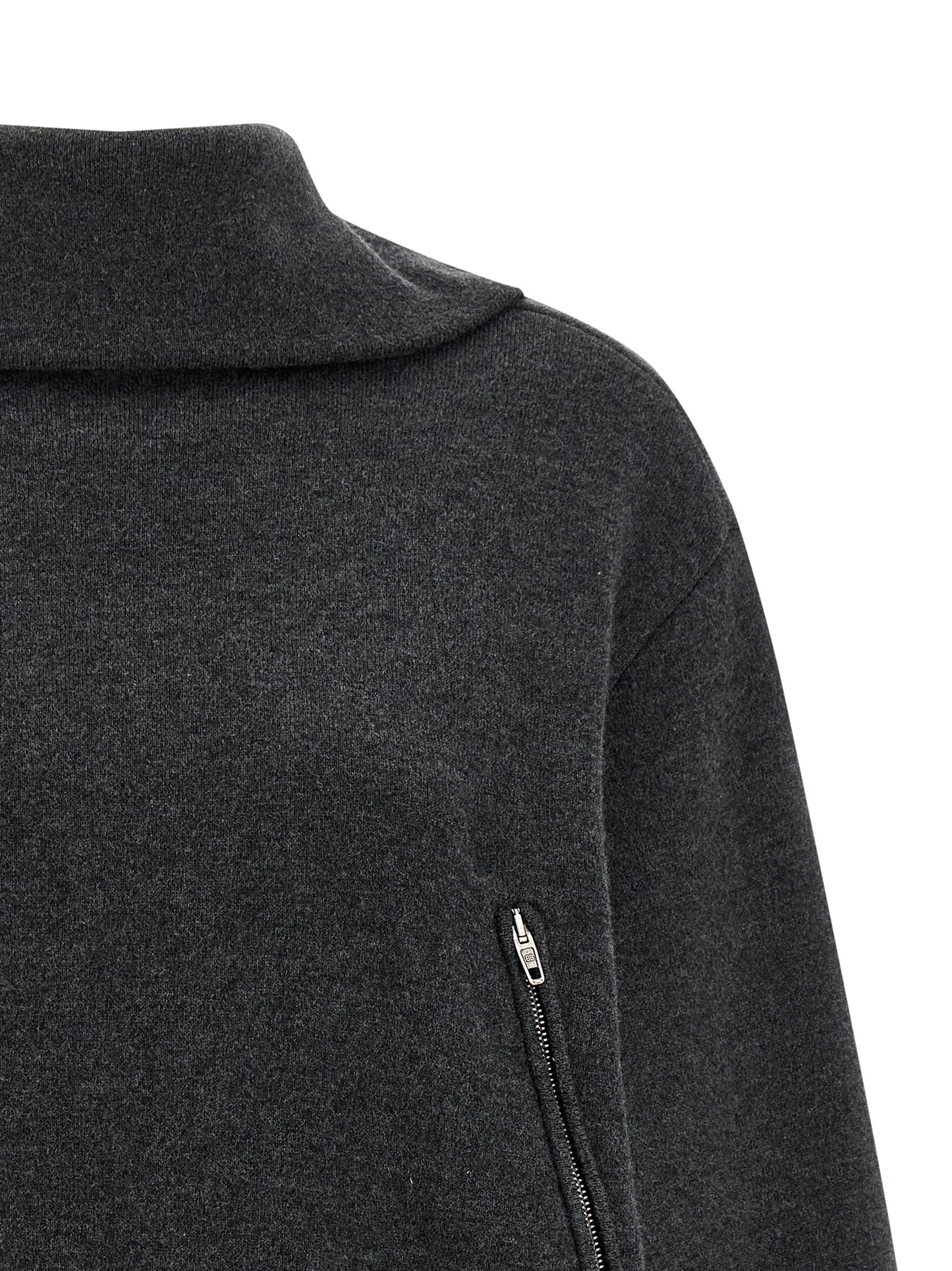 Gray Wool Cardigan