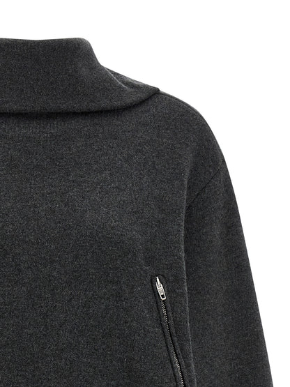Gray Wool Cardigan