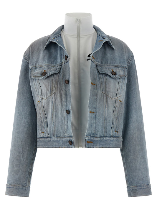 Blue Cotton Denim Jacket