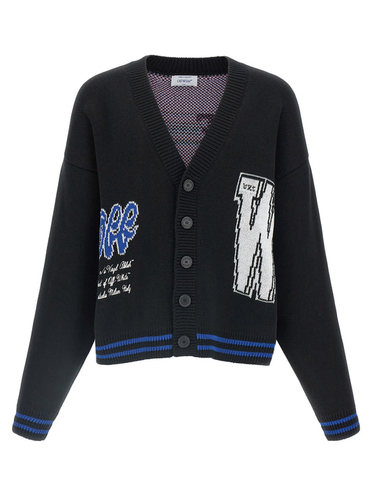 Black Cotton Cardigan