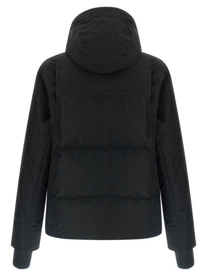 Black Polyester Shell Jacket