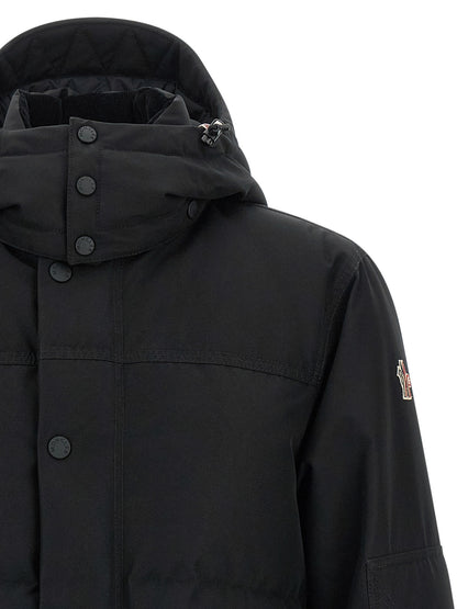 Black Polyester Shell Jacket