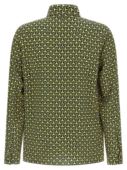 Bicolor Silk Blouse