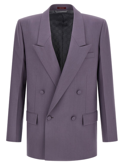 Purple Wool Blazer