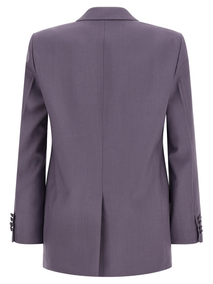 Purple Wool Blazer