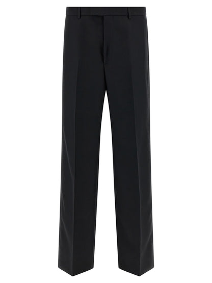 Black Polyester Dress Pants