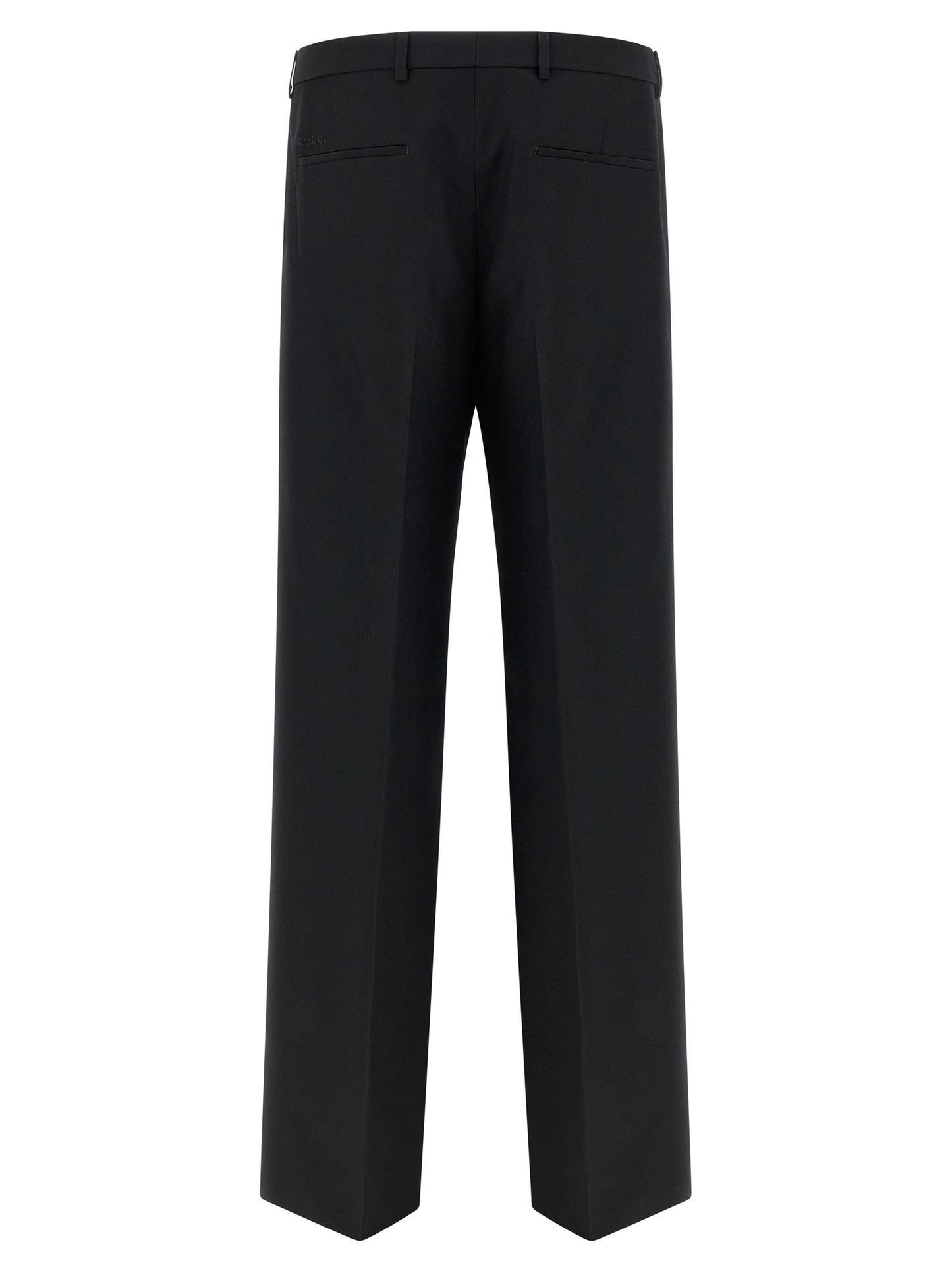 Black Polyester Dress Pants