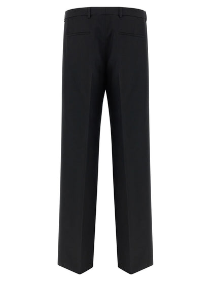 Black Polyester Dress Pants
