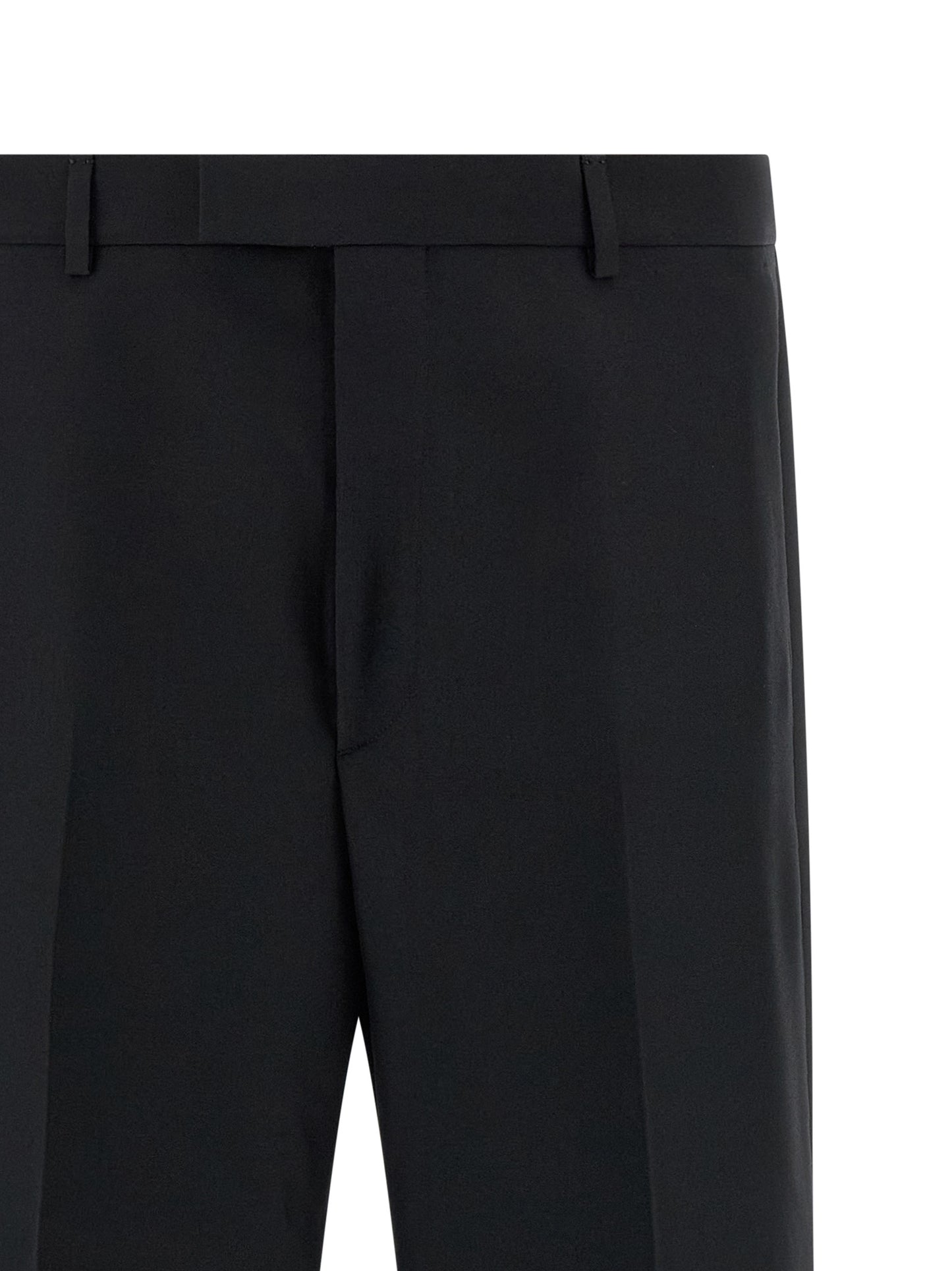 Black Polyester Dress Pants