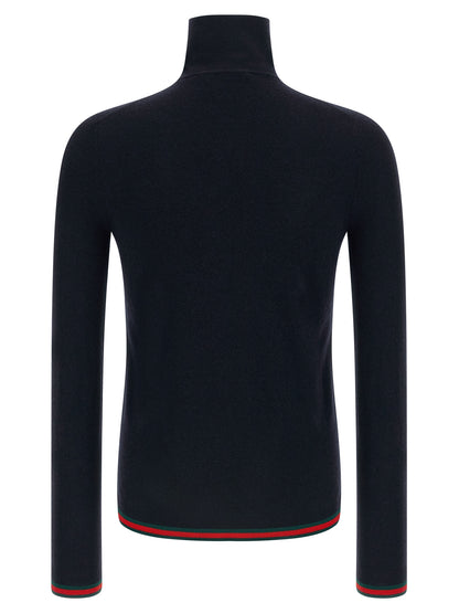 Blue Cashmere Cardigan