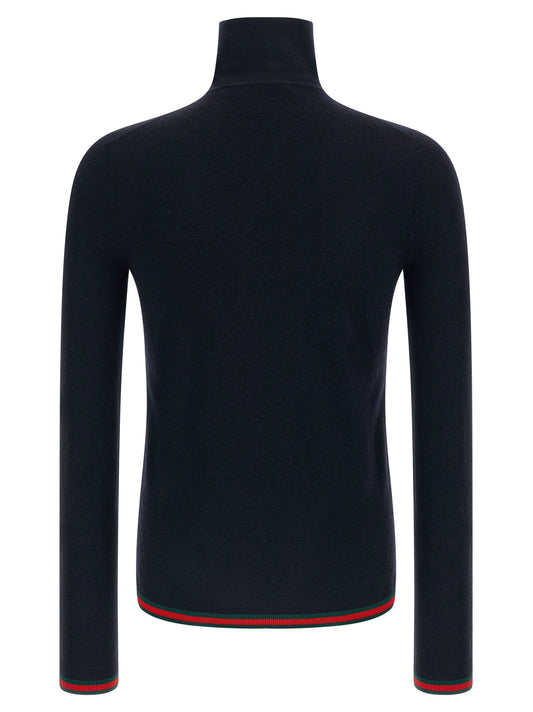 Blue Cashmere Cardigan