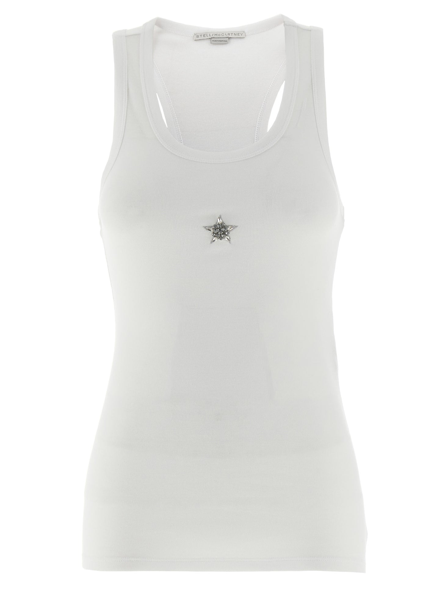 White Lyocell Tank Tops