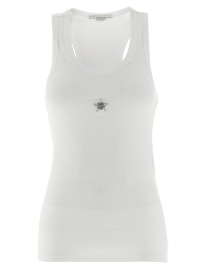 White Lyocell Tank Tops