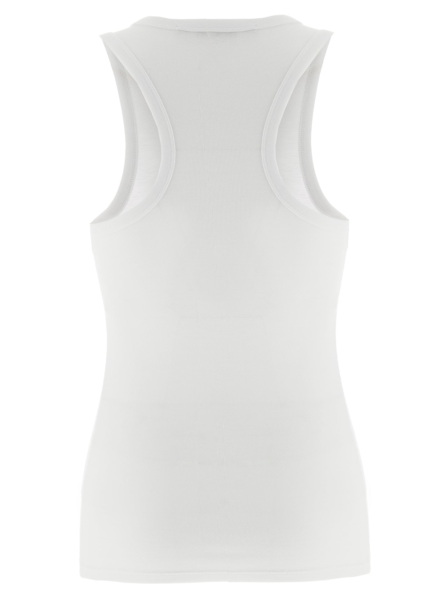 White Lyocell Tank Tops