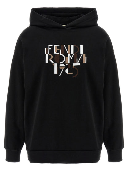 Black Cotton Sweatshirt
