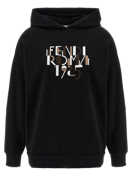 Black Cotton Sweatshirt