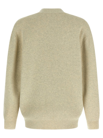 Gray Cotton Cardigan