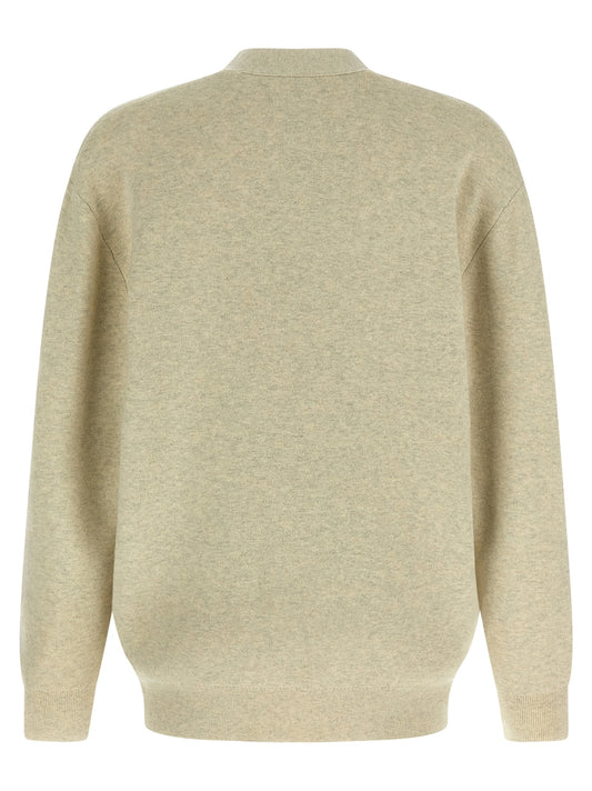 Gray Cotton Cardigan