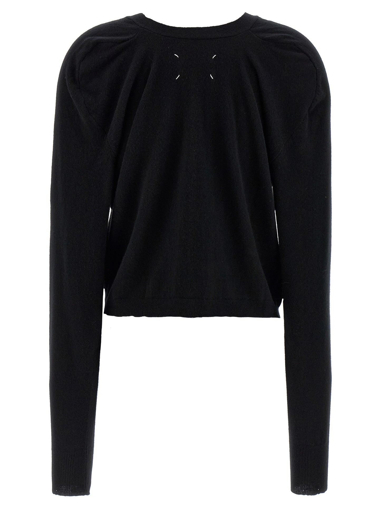 Black Wool Cardigan