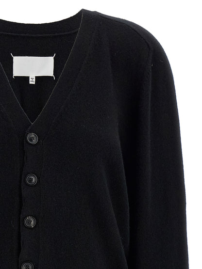 Black Wool Cardigan