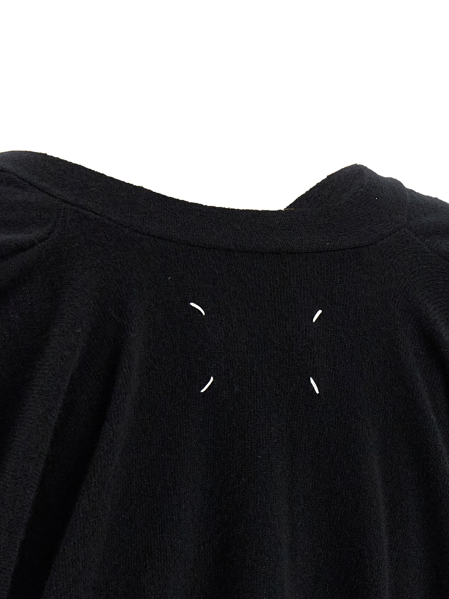 Black Wool Cardigan