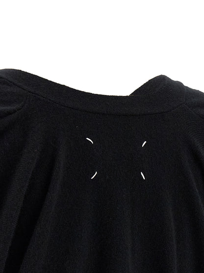 Black Wool Cardigan