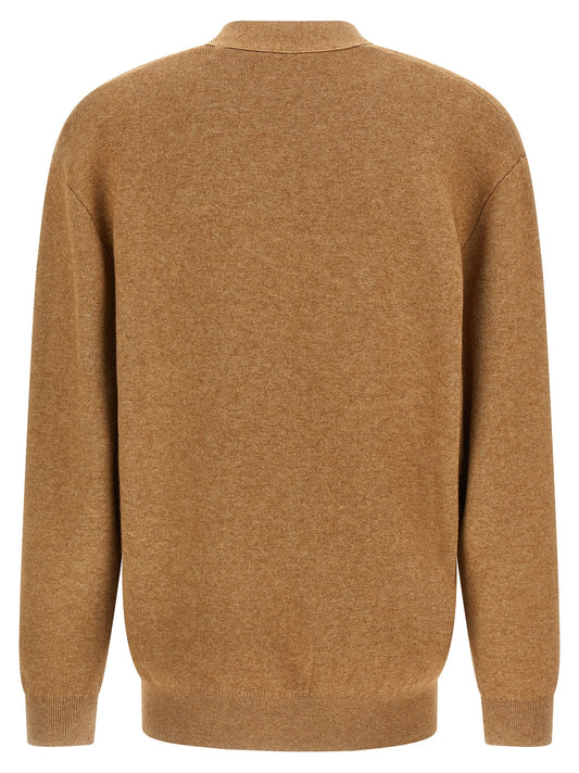 Beige Cotton Cardigan