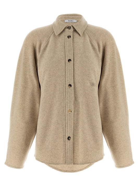 Beige Cashmere Blouse