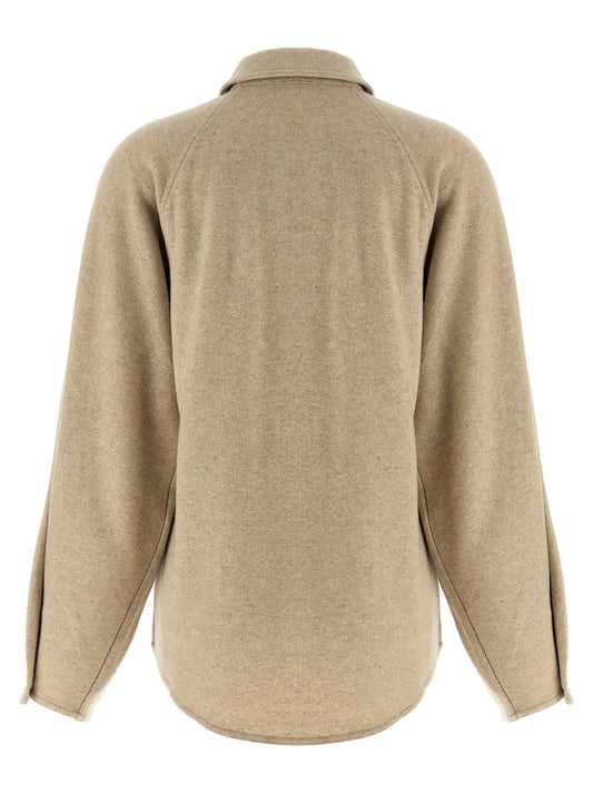 Beige Cashmere Blouse
