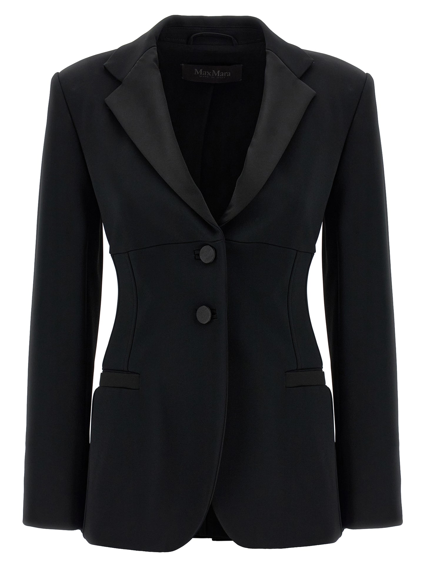 Black Viscose Blazer
