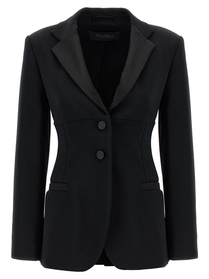 Black Viscose Blazer