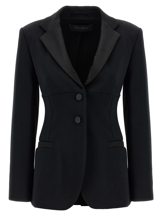 Black Viscose Blazer