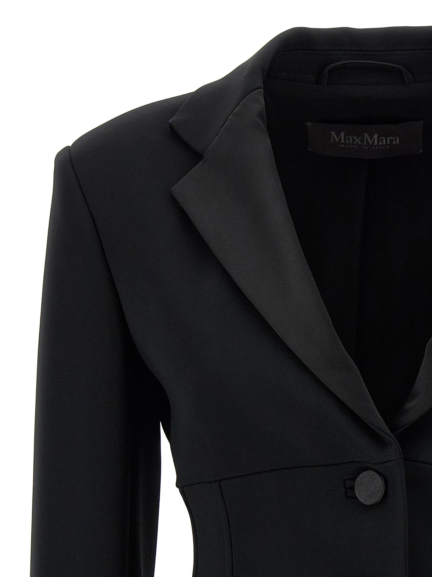 Black Viscose Blazer