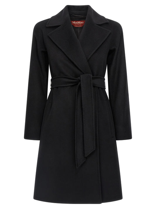 Black Virgin Wool Coat