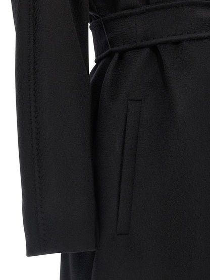 Black Virgin Wool Coat