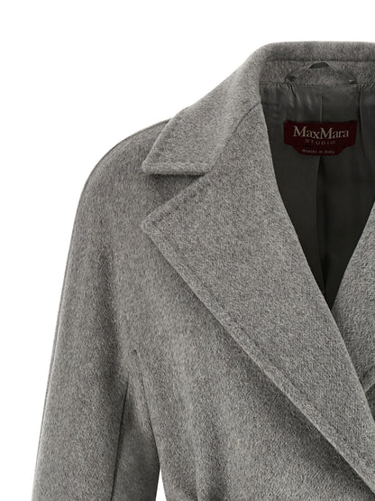 Gray Cashmere Coat