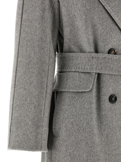 Gray Cashmere Coat