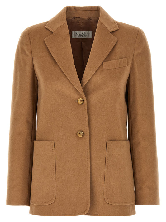 Beige Wool Blazer