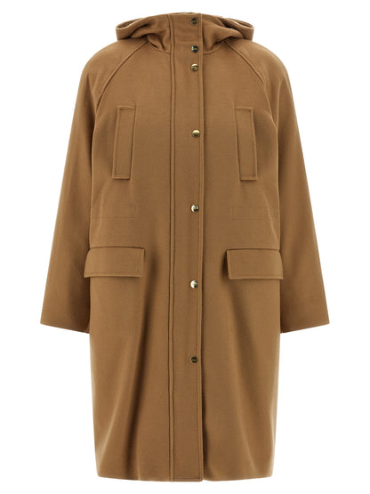 Beige Polyamide Parka