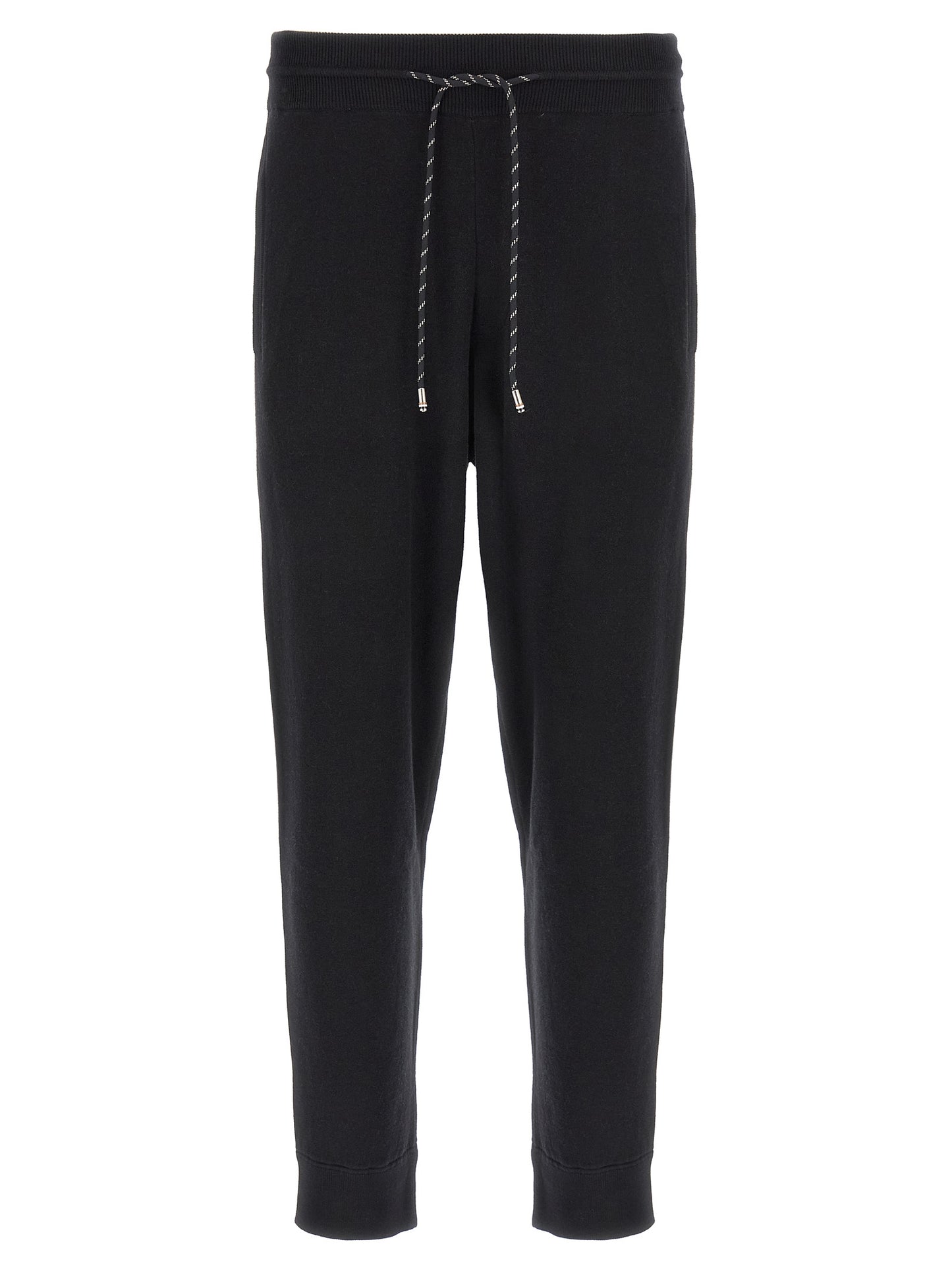 Black Cotton Joggers (Workout Pants)