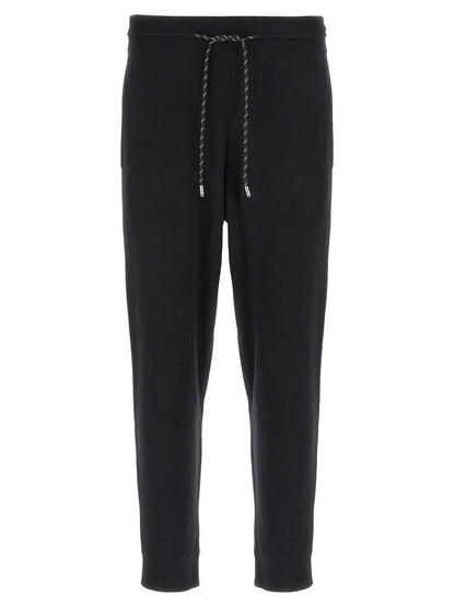 Black Cotton Joggers (Workout Pants)