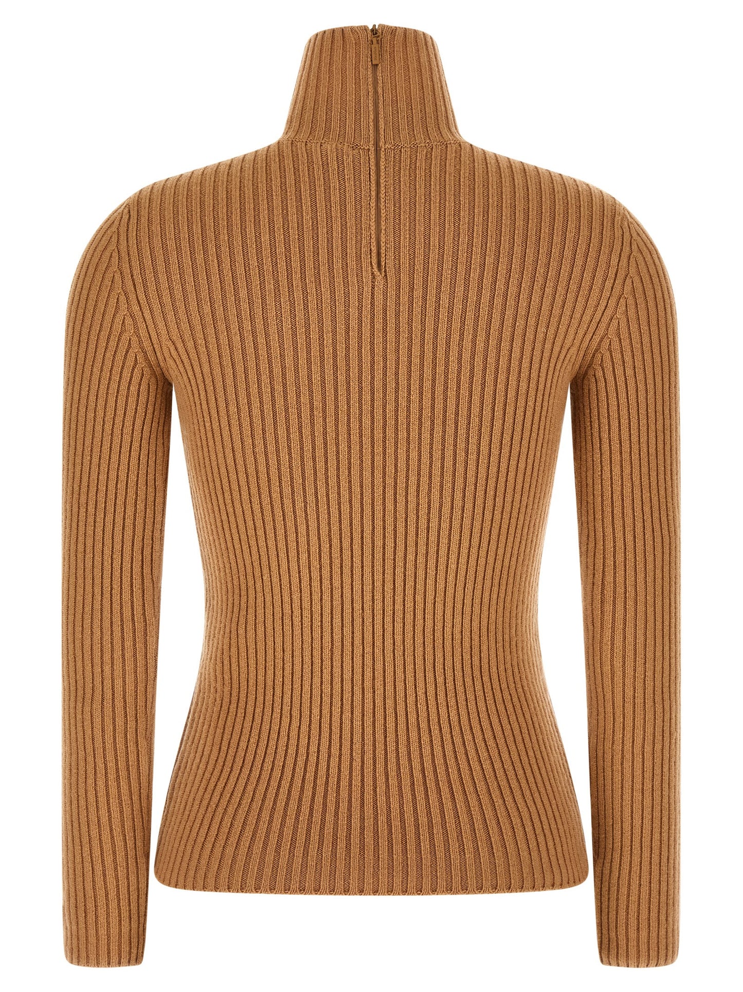 Beige Wool Cardigan